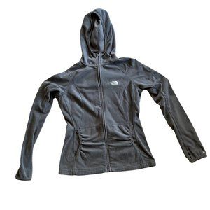 The North Face Women's Fleece Polartec Hoodie Jacket Gray Zip Size Small Petite